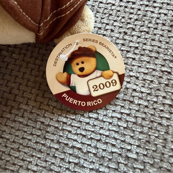 NWT Starbucks Bearista Bear Puerto Rico Destination Series 2009 Collectibl - Picture 6 of 10